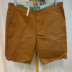 Toddland Shipwreck Shorts Brown Raw Hem Anchor Pocket Size 34